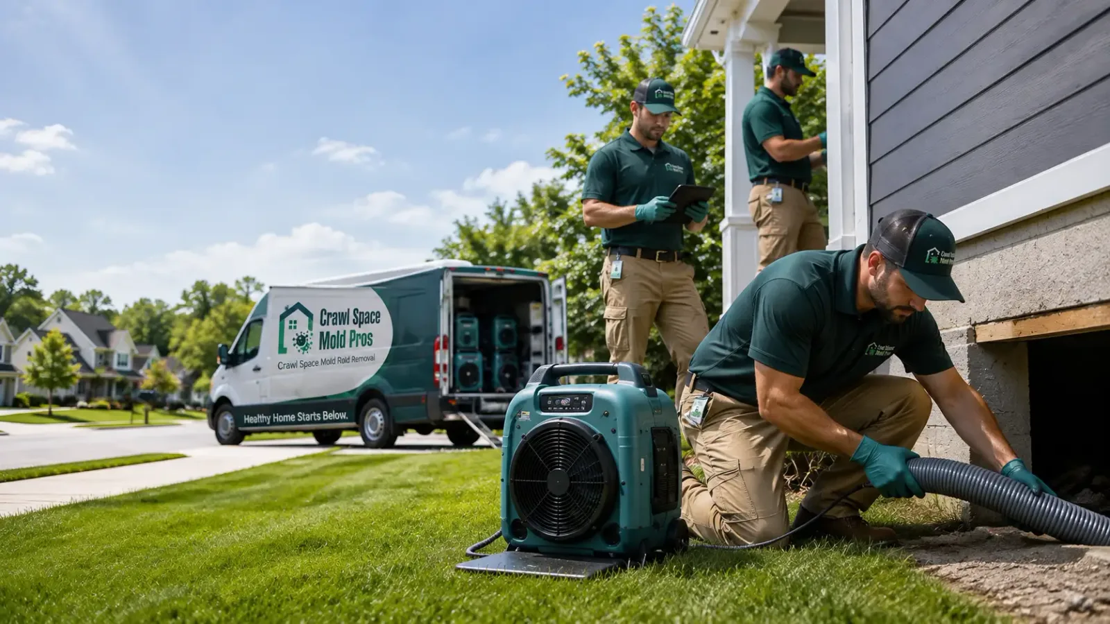 Crawl Space Mold Removal in Lake Nebagamon, WI